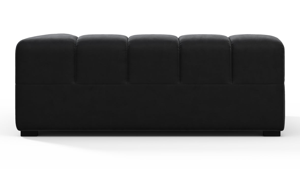 Tufted - Tufted Module, Extra Large Right Corner, Black Velvet