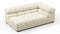 Tufted - Tufted Module, Extra Large Right Corner, Eggshell Boucle