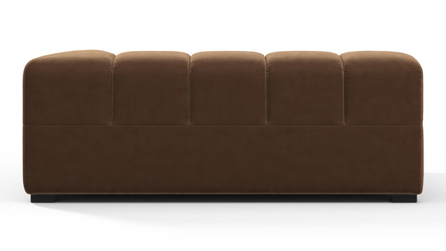 Tufted - Tufted Module, Extra Large Right Corner, Mocha Velvet