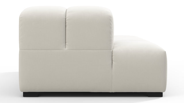 Tufted - Tufted Module, Left Chaise, Armless, Oatmeal Brushed Weave