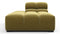 Tufted - Tufted Module, Left Chaise, Armless, Olive Gold Velvet