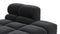 Tufted - Tufted Module, Right Chaise, Armless, Black Velvet