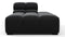 Tufted - Tufted Module, Right Chaise, Armless, Black Velvet