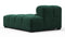 Tufted - Tufted Module, Right Chaise, Armless, Forest Green Chenille