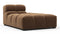 Tufted - Tufted Module, Right Chaise, Armless, Mocha Velvet