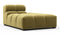 Tufted - Tufted Module, Right Chaise, Armless, Olive Gold Velvet