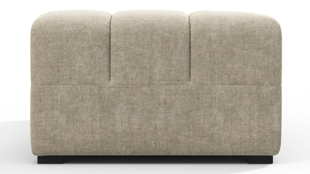 Tufted - Tufted Module, Left Corner, Beige Gray Chenille