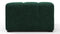 Tufted - Tufted Module, Left Corner, Forest Green Chenille