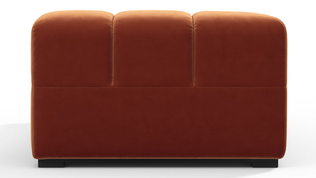 Tufted - Tufted Module, Left Corner, Spice Velvet