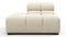 Tufted - Tufted Module, Left End, Armless, Eggshell Boucle