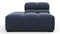 Tufted - Tufted Module, Left End, Armless, Royal Blue Wool