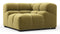 Tufted - Tufted Module, Right Corner, Olive Gold Velvet