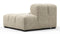 Tufted - Tufted Module, Right End, Armless, Beige Gray Chenille