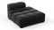 Tufted - Tufted Module, Right End, Armless, Black Velvet