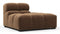 Tufted - Tufted Module, Right End, Armless, Mocha Velvet