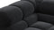 Tufted - Tufted Module, Large Left Corner, Black Velvet