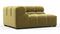 Tufted - Tufted Module, Large Left Corner, Olive Gold Velvet