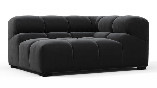 Tufted - Tufted Module, Large Right Corner, Black Velvet