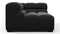 Tufted - Tufted Module, Large Right Corner, Black Velvet