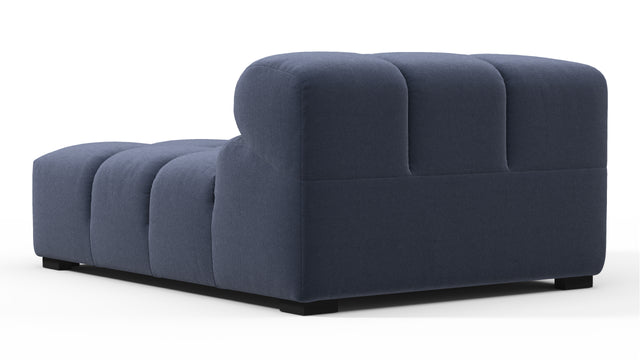 Tufted - Tufted Module, Left Corner Half, Royal Blue Wool