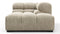 Tufted - Tufted Module, Right Corner Half, Beige Gray Chenille