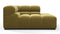 Tufted - Tufted Module, Right Corner Half, Olive Gold Velvet