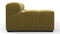 Tufted - Tufted Module, Extra Large Left Arm, Olive Gold Velvet