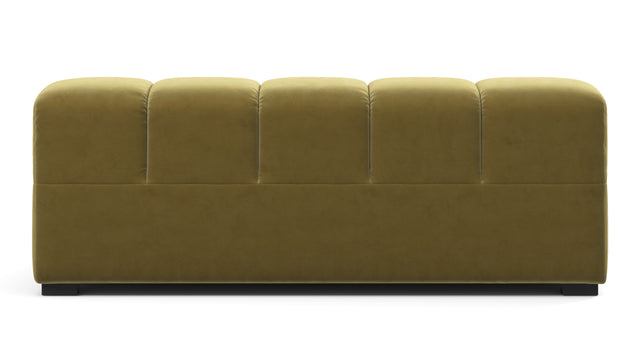 Tufted - Tufted Module, Extra Large Left Arm, Olive Gold Velvet