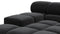 Tufted - Tufted Module, Deep Large Left Arm, Black Velvet