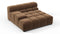 Tufted - Tufted Module, Deep Large Left Arm, Mocha Velvet