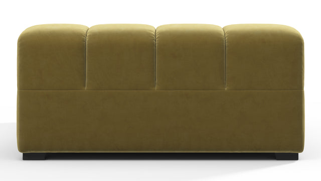 Tufted - Tufted Module, Deep Large Left Arm, Olive Gold Velvet