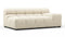 Tufted - Tufted Module, Extra Large Right Arm, Eggshell Boucle