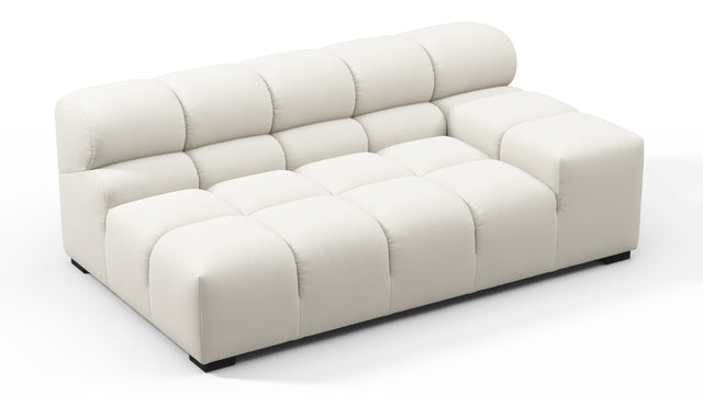 Tufted - Tufted Module, Extra Large Right Arm, Oatmeal Brushed Weave