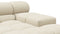 Tufted - Tufted Module, Deep Large Right Arm, Eggshell Boucle