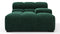 Tufted - Tufted Module, Deep Right Arm, Forest Green Chenille