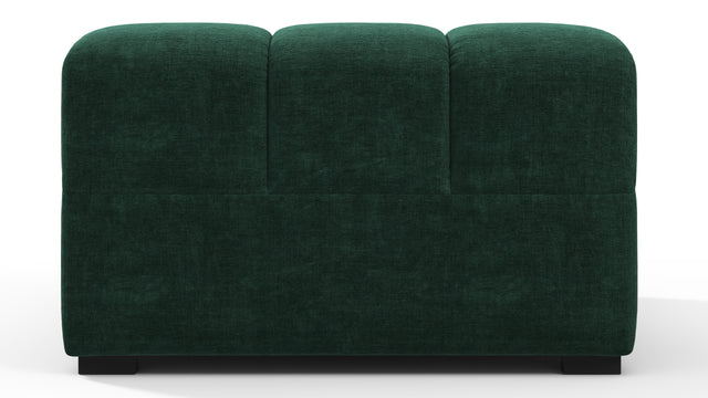 Tufted - Tufted Module, Deep Right Arm, Forest Green Chenille