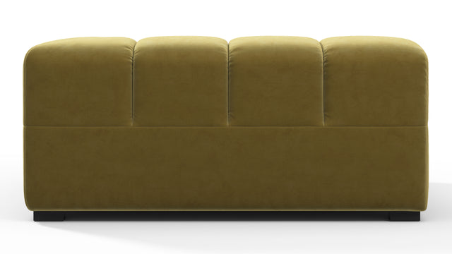 Tufted - Tufted Module, Deep Right Corner Half, Olive Gold Velvet