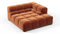 Tufted - Tufted Module, Deep Right Corner Half, Spice Velvet