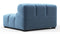 Tufted - Tufted Module, Left Corner, Aegean Blue Velvet