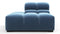 Tufted - Tufted Module, Left End (Armless), Aegean Blue Velvet