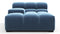 Tufted - Tufted Module, Deep Left Arm, Aegean Blue Velvet