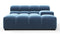 Tufted - Tufted Module, Deep Large Right Arm, Aegean Blue Velvet