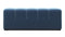 Tufted - Tufted Module, Extra Large Left Arm, Aegean Blue Velvet