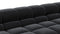 Tufty - Tufty Sectional, Extra Deep Sofa, Black Velvet