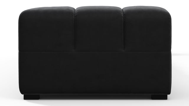 Tufty - Tufty Sectional, Extra Large Sofa, Black Velvet