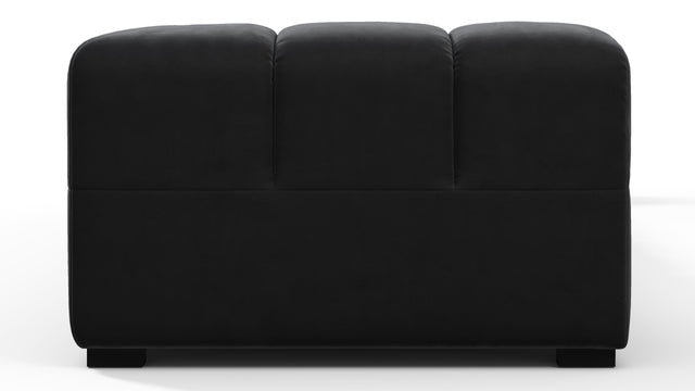 Tufted - Tufted Sectional, Large, Right Chaise, Black Velvet