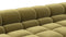 Tufted - Tufted Sectional, Extra Deep Sofa, Olive Gold Velvet