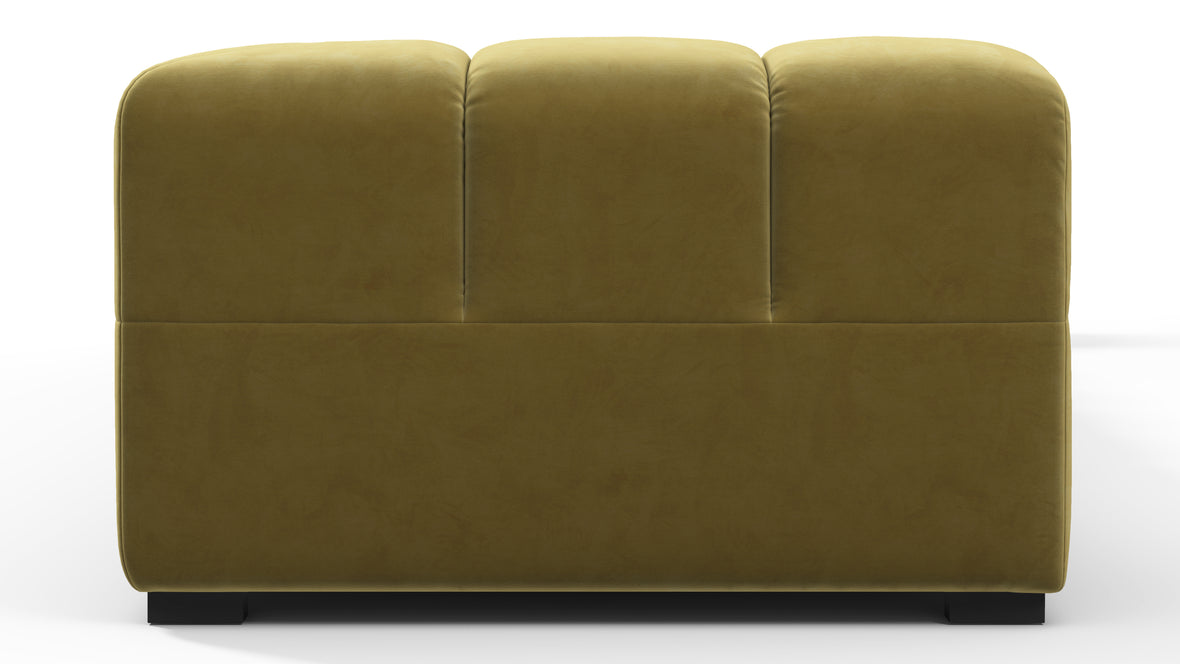 Tufted - Tufted Sectional, Extra Large Sofa, Olive Gold Velvet