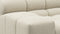 Tufted - Tufted Sectional, Extra Deep Sofa, Eggshell Boucle