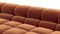 Tufted - Tufted Sectional, Large Right Corner, Spice Velvet